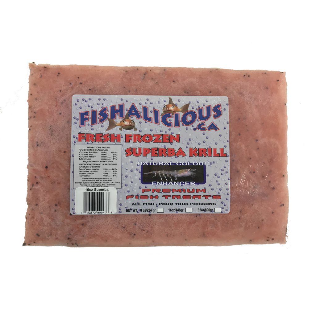 Superba Krill Fish Food British Columbia FreezeDried, Frozen
