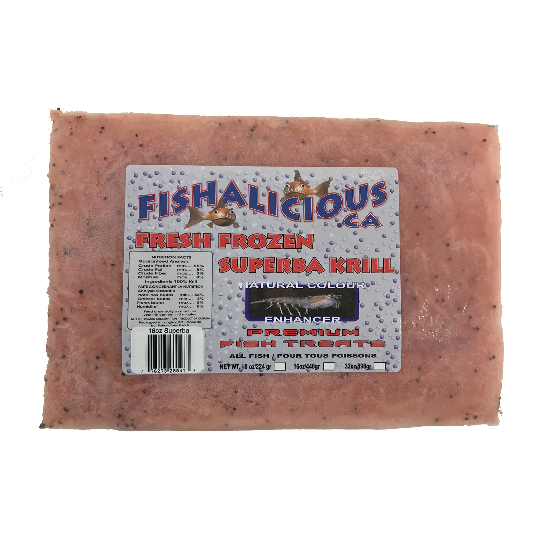 Superba Krill Fish Food British Columbia | Freeze-Dried, Frozen